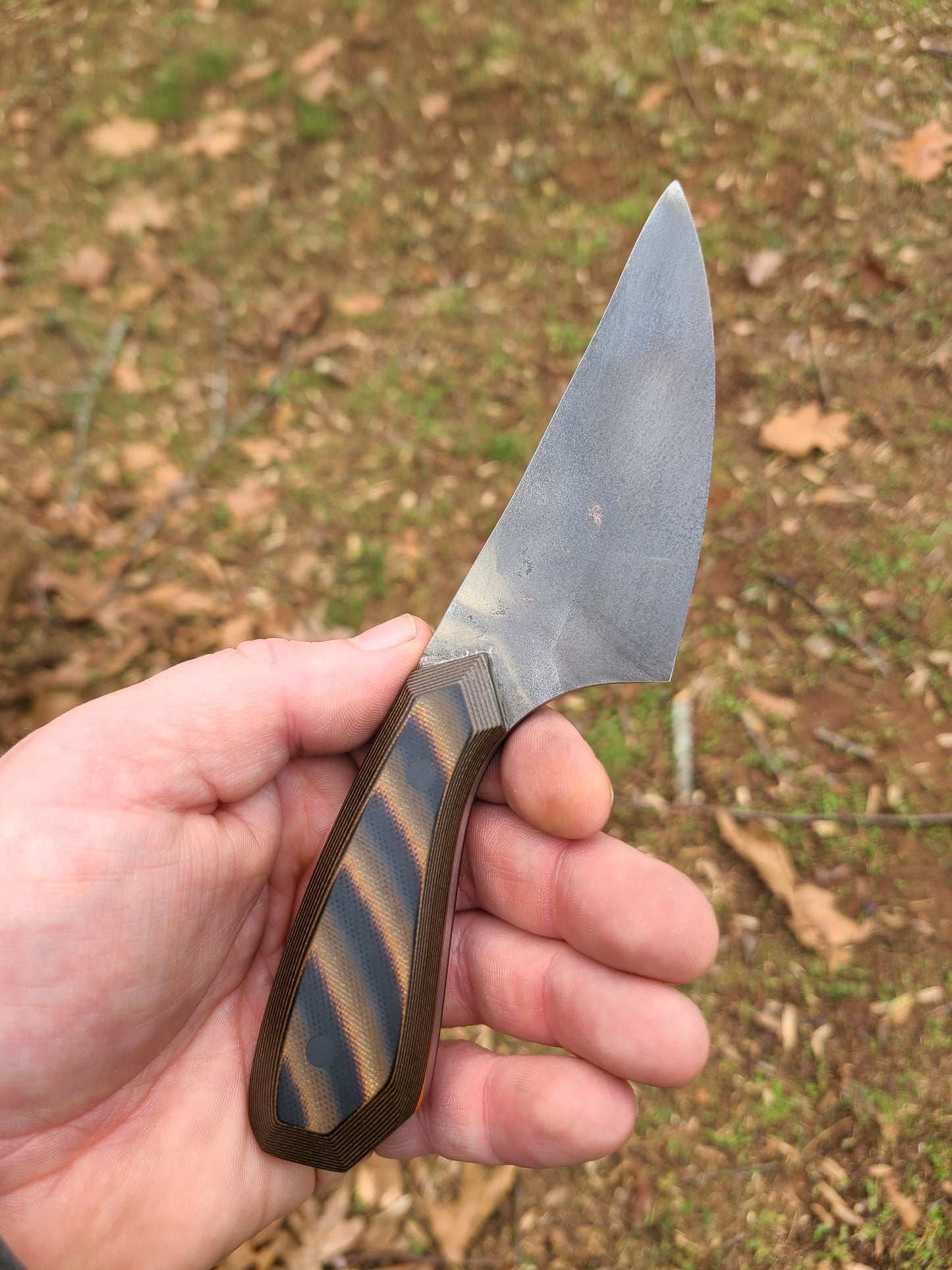 3.5" Black/Orange G10 Jax Knife