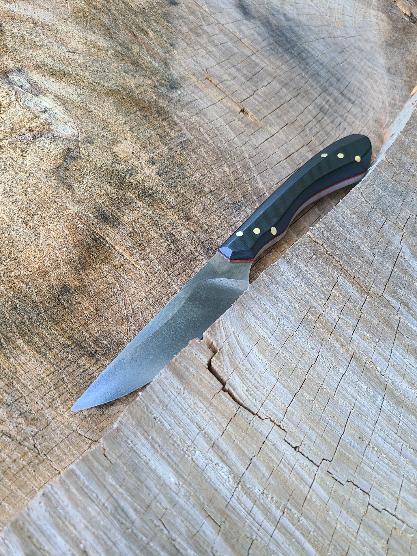 4" Black & Brass Trail Knife