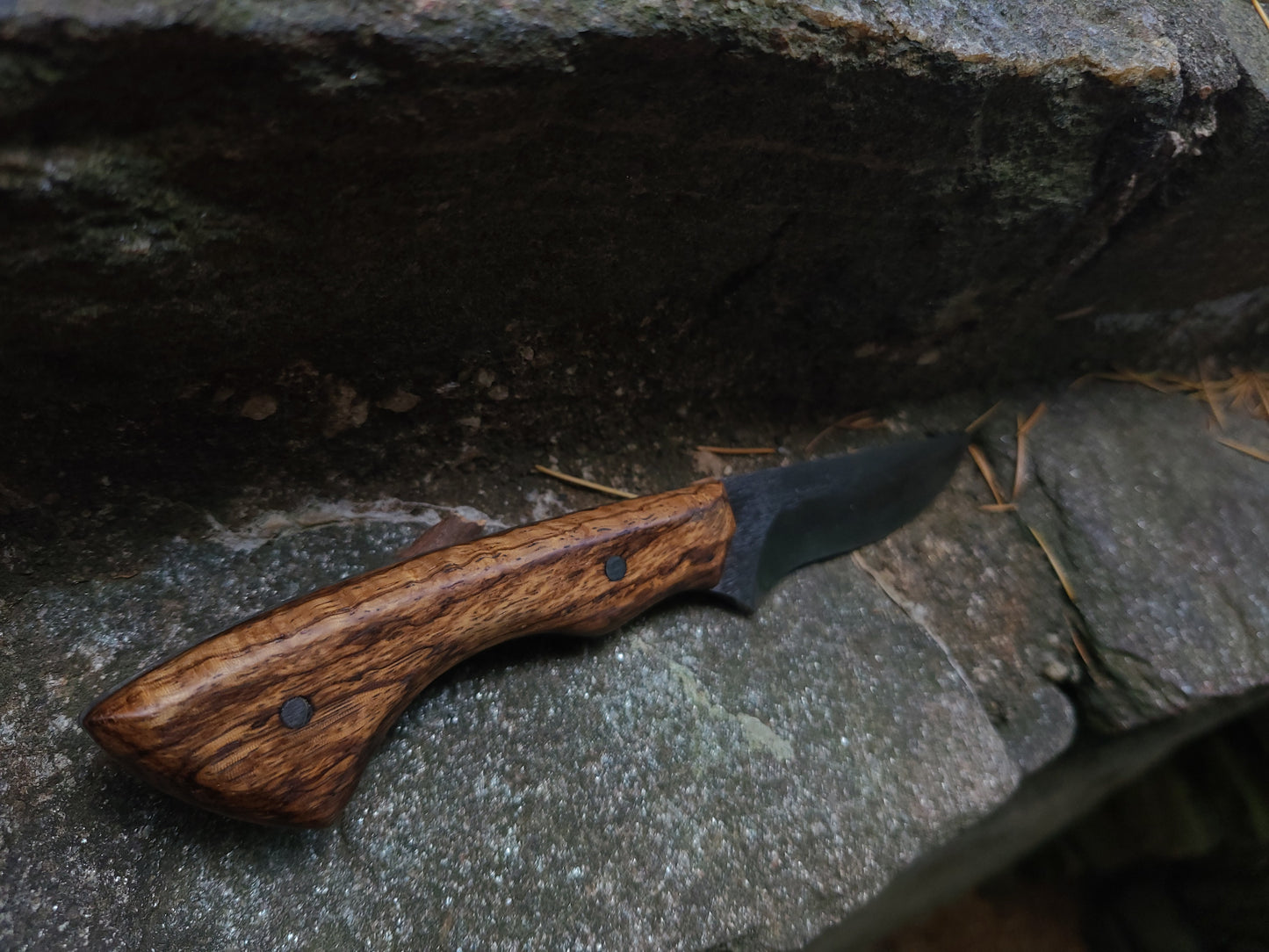 4" Bocote Wood Trail Knife with Sheath