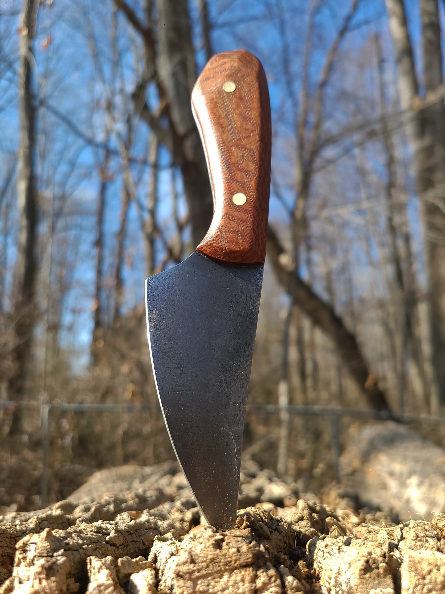 3.5" Leopardwood Jax Knife