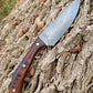 Blue Banksia Pod Thorn with Handstitched Leather Sheath
