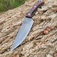 Blue Banksia Pod Thorn with Handstitched Leather Sheath