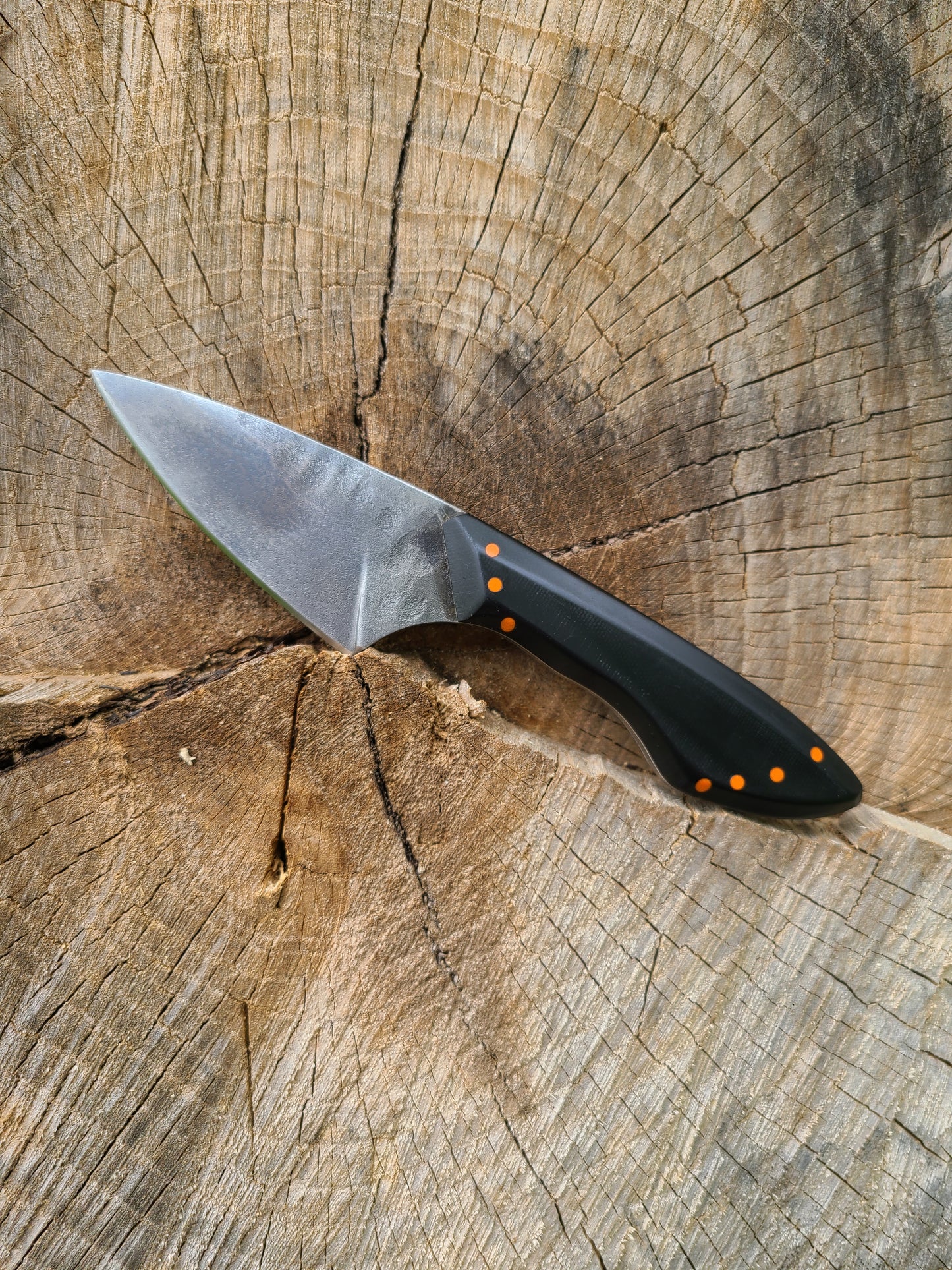 3.5" Black and Orange Jax Knife