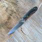 4" Black & Brass Trail Knife