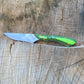 4" Green & Orange Trail Knife with Sheath