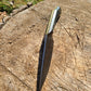 Black G10 Thorn Knife with Handstitched Leather Sheath