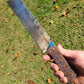 Sheepfoot Seax Hybrid with Resin Banksia Pod Handle