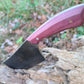 Purpleheart Handle Cleaver