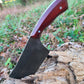 Purpleheart Handle Cleaver