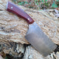 Purpleheart Handle Cleaver